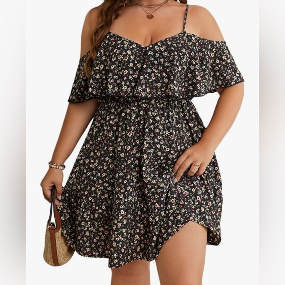Finjani Floral Ruffle Dress - Picture 7 of 7